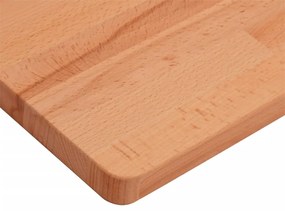 vidaXL Πάγκος Μπάνιου 100x60x2,5 εκ. από Μασίφ Ξύλο Οξιάς