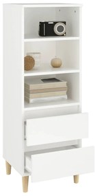 vidaXL Ντουλάπι Λευκό 40 x 36 x 110 εκ. από Επεξεργασμένο Ξύλο