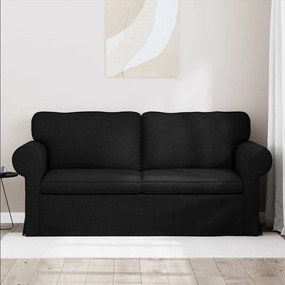 vidaXL Καναπές Μαύρο 175 x 82 x 80 εκ ύφασμα