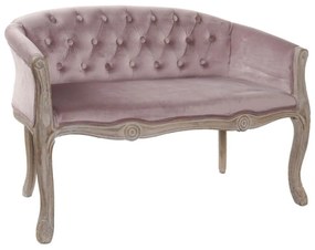 Καναπές DKD Home Decor Καφέ Ροζ Ξύλο Σύγχρονη 107 x 61 x 71 cm