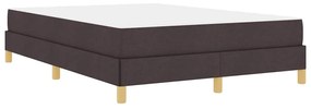 vidaXL Κρεβάτι με ελατήρια Καφέ 140 x 200 cm