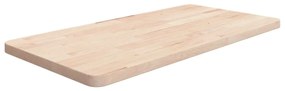 vidaXL Πάγκος Μπάνιου 80x40x2,5 εκ. Ακατέργαστο Μασίφ Ξύλο