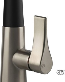 Gessi Proton 17191G Inox - Μπαταρία Κουζίνας με Ντους
