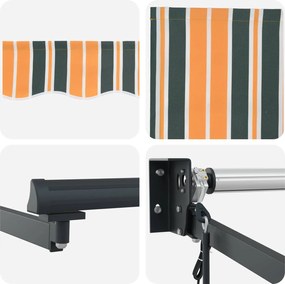 vidaXL Ηλεκτρικό Αναδιπλούμενο Σκίαστρο 3,5 x 2,5 μ