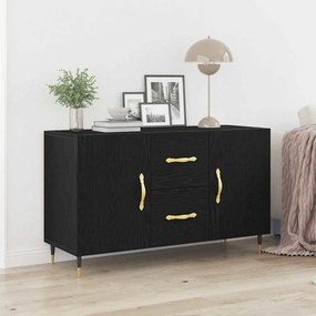 vidaXL Μπουφές Μαύρη Δρυς 100x36x60 εκ Επεξεργασμένο Ξύλο