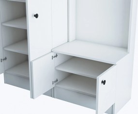 Έπιπλο Εισόδου Λευκό M11 119,6x37,3x182,8