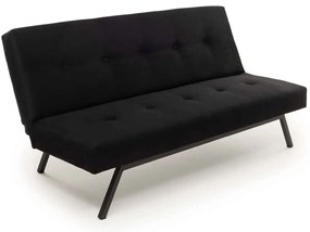 Καναπές - Κρεβάτι Τριθέσιος Zola 859FTN2900 180x78x64cm Black