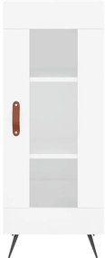 vidaXL Ντουλάπι Γυαλιστερό Λευκό 34,5x34x90 εκ. Επεξεργασμένο Ξύλο