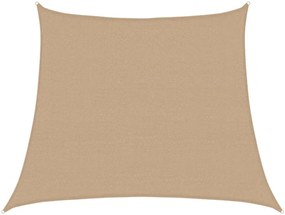 vidaXL Πανί Σκίασης Taupe 3/4 x 3 μ. από HDPE 160 γρ./μ²