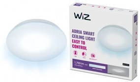 Έξυπνο Φωτιστικό Οροφής Πλαφονιέρα LED 17W Λευκό 4000Κ Dimmable Adria 929002685422 Wiz-929002685422-Λευκό 929002685422
