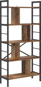 vidaXL Ράφι Βιβλίων 9 επιπέδων 75 x 30 x 156 εκ. Επεξεργασμένο Ξύλο