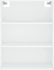 vidaXL Ντουλάπι Λευκό 69,5x34x180 εκ. από Επεξεργασμένο Ξύλο