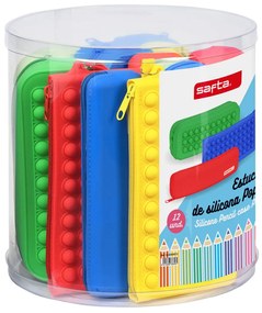 Κασετίνα Safta Pop It Πολύχρωμο Ρύθμιση (12 Τεμάχια)