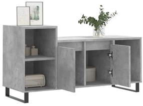 vidaXL Έπιπλο Τηλεόρασης Γκρι Σκυρ. 100x35x55 εκ. Επεξ. Ξύλο