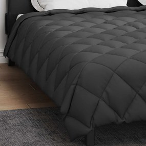vidaXL Χειμερινό Παπλωματοθήκη Ανθρακί 200 x 200 cm Μικροΐνες