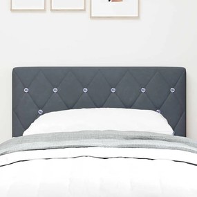 vidaXL Κεφαλάρι Σκούρο Γκρι 80 cm Βελούδο