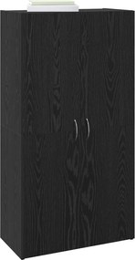 vidaXL Γραφείο Ντουλάπι Μαύρη Δρυς 60 x 32 x 115 cm Επεξεργασμένο ξύλο