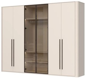 Ντουλάπα Dutchess εξάφυλλη 2 glass