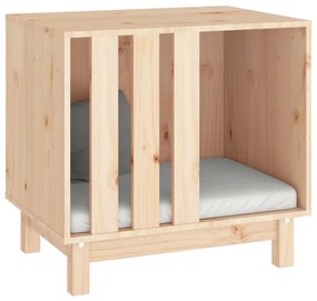 vidaXL Σπιτάκι Σκύλου 60 x 45 x 57 εκ. από Μασίφ Ξύλο Πεύκου