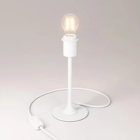 Επιτραπέζιο Πορτατίφ MAG-Y με Υποδοχή για Αμπαζούρ Λευκό