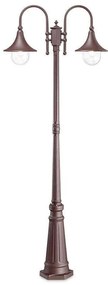 Φωτιστικό Δαπέδου Cima 246840 83x216x25cm 2xE27 60W Coffee Ideal Lux Aluminium