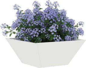 vidaXL Γλάστρα Κήπου 5 pcs Λευκό 35 x 35 x 15 εκ.