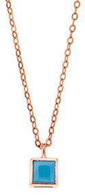 Μενταγιόν Senza Silver 925 Rose Gold Plated