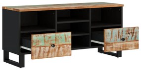 vidaXL Έπιπλο Τηλεόρασης 100x33x46εκ. Μασίφ Ανακυκλ. Ξύλο &amp; Επεξ. Ξύλο