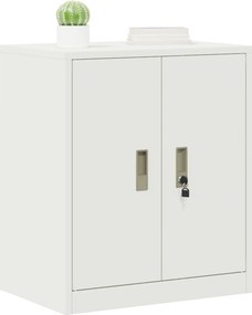 vidaXL Ντουλάπι αποθήκευσης Λευκός 60 x 40 x 70 εκ. Ατσάλι