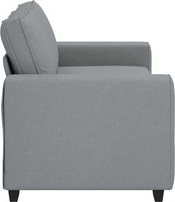 vidaXL Διθέσιος Καναπές Ανοιχτό Γκρι 180x77x82 εκ. Ύφασμα