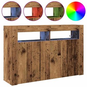 vidaXL Πλαϊνό γραφείο Παλιό ξύλο 116 x 30 x 75 εκ. Επεξεργασμένο ξύλο