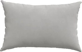 vidaXL Μαξιλάρι Καναπέ 2 pcs Ανοιχτό γκρι 60 x 40 cm ύφασμα