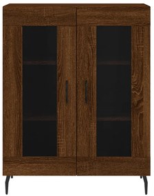 vidaXL Ντουλάπι Καφέ Δρυς 69,5 x 34 x 90 εκ. Επεξεργασμένο Ξύλο
