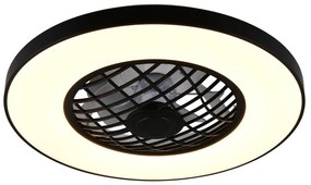 Ανεμιστήρας Reality Lighting -RL LINKÖPING R64462102 Μαύρο Ματ (Black Mat) 2700 - 6500K