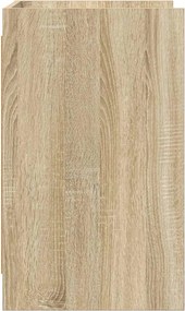 vidaXL Κομοδίνα Sonoma Δρυς 40 x 36 x 60 εκ Επεξεργασμένο Ξύλο