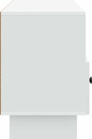 vidaXL Ντουλάπι TV Λευκό 102 x 34,5 x 50 εκ. Επεξεργασμένο Ξύλο