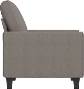 vidaXL Πολυθρόνα Taupe 60 εκ. Υφασμάτινη