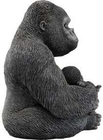 Επιτραπέζιο Διακοσμητικό Cuddle Gorilla Family Μαύρο 33x31x40 εκ. (PL) - Γκρι