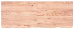 vidaXL Επιφ Τραπεζιού Αν Καφέ 160x60x(2-4)εκ. Επεξ. Μασίφ Ξύλο Δρυός