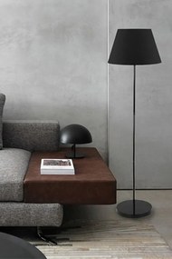 Stewehome Μοντέρνο επιδαπέδιο φωτιστικό με μεταλλική βάση Μαύρο