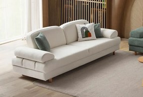 3-Seat Sofa-Bed Aries - White White