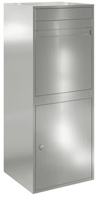 vidaXL Θυρίδα Πακέτων Μαύρο 41 x 38 x 103 εκ Γαλβανισμένος χάλυβας