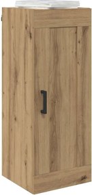 vidaXL Επιτοίχιο ντουλάπι Artisan Oak 34,5 x 34 x 90 εκ.
