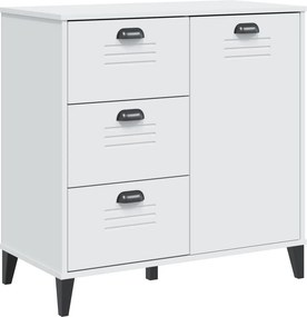 vidaXL Μπουφές VIKEN Λευκός 80 x 40 x 80 εκ. από Επεξεργασμένο Ξύλο