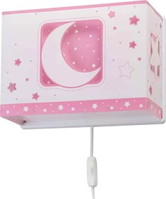MoonLight Pink απλίκα τοίχου διπλού τοιχώματος (63238S)