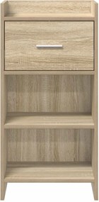 vidaXL Πλαϊνό γραφείο Sonoma Δρυς 40 x 36 x 80 εκ Επεξεργασμένο Ξύλο