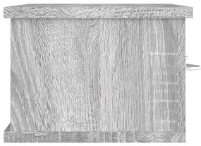 vidaXL Ντουλάπι Τοίχου Γκρι Sonoma 60x26x18,5 εκ. Επεξεργασμένο Ξύλο