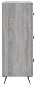 vidaXL Συρταριέρα Γκρι Sonoma 69,5 x 34 x 90 εκ. από Επεξεργ. Ξύλο