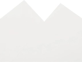 vidaXL Μουσαμάς Λευκός 3 x 3 μ. 650 γρ./μ²