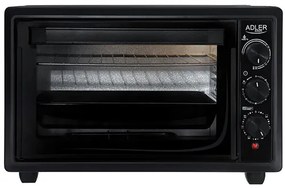 ADLER ELECTRIC OVEN 26L 1500W BLACK